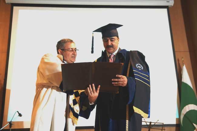 Gilani'ye Marmara Üniversitesi'nden fahri doktora