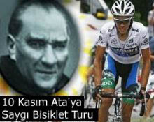 Atayı Anma Saygı Bisiklet Turu düzenlendi