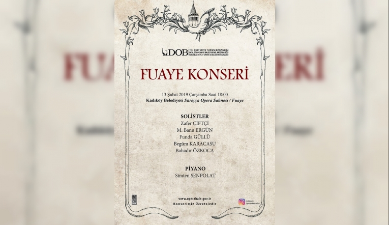 Hafta ortasında fuaye konseri