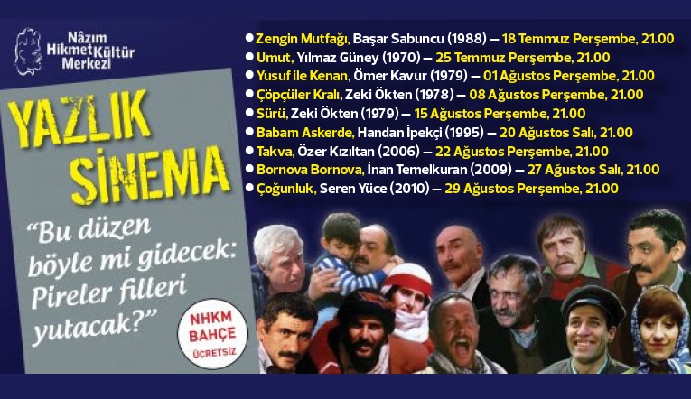 NHKM Bahçe’de yazlık sinema başladı