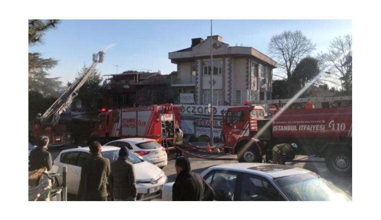 Koşuyolu’nda korkutan yangın