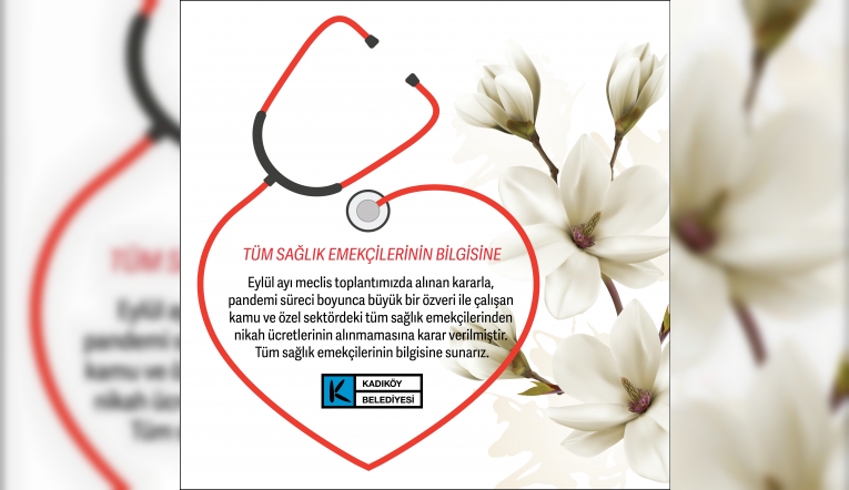 Sağlık çalışanlarına ücretsiz nikâh