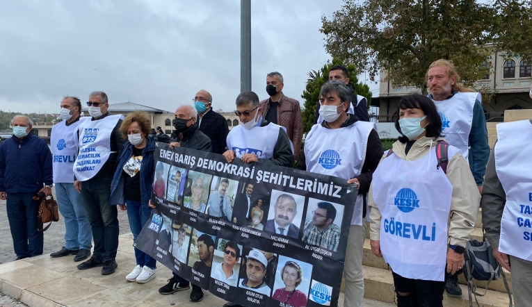 10 Ekim Ankara Katliamı için Kadıköy'de anma