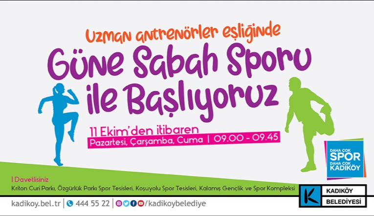 Güne sabah sporu ile başlıyoruz