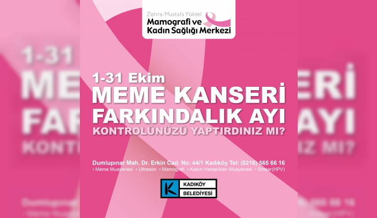 Kadıköy'ün meme kanseri ile mücadelesi sürüyor!