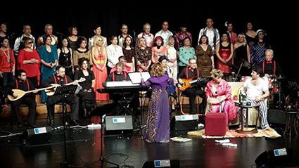 Pop müziği konserine ilgi