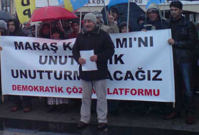 Kadıköy'de Maraş katliamı lanetlendi