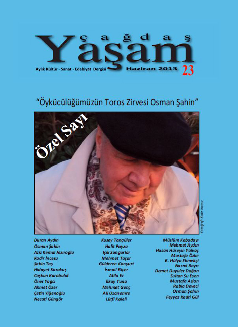 Kadıköylü yazar Osman Şahin için özel sayı