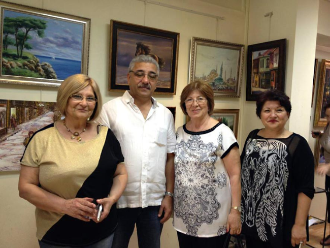 Sultanov ve öğrencilerinin sergisi Hobi Sanat'ta