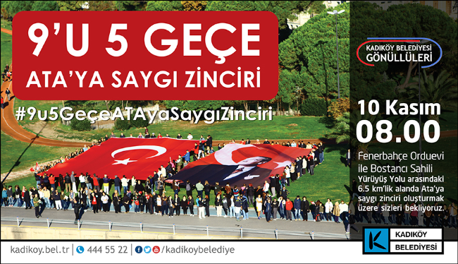 KADIKÖY'DE 10 KASIM