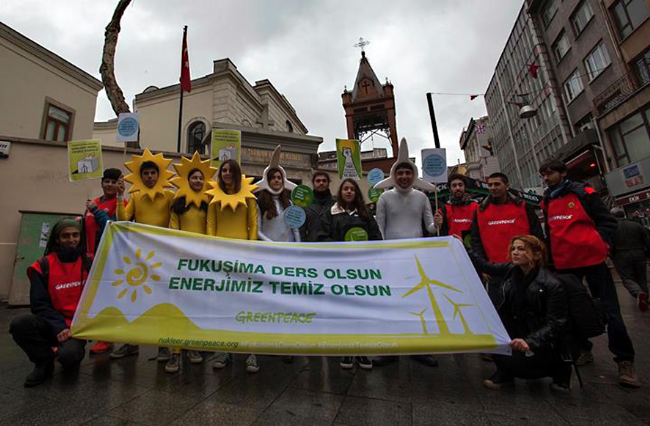 Greenpeace'in Kadıköy eylemi!