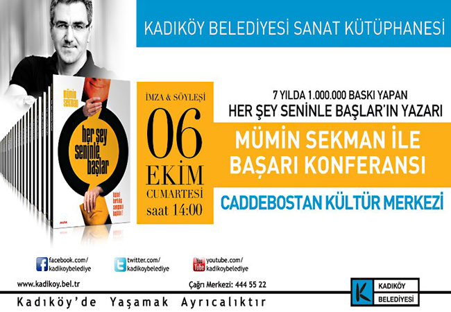 'Mümin Sekman'la ‘başarı konferansı'