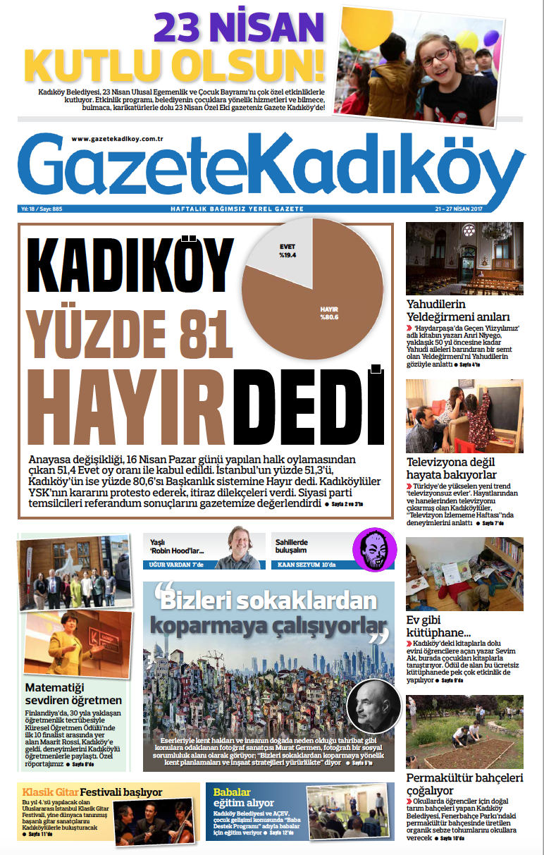 Gazete Kadıköy - 885. SAYI